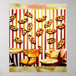 ピザウォールファンタジーピッツェリアポスター ポスター