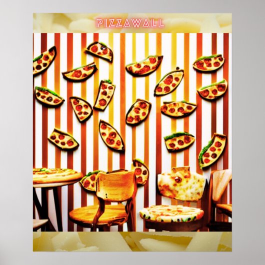 ピザウォールファンタジーピッツェリアポスター ポスター (正面)