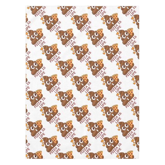 ピザウンチEmoji テーブルクロス (正面)