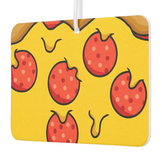 ピザエアフレッシュナー カーエアーフレッシュナー (左)