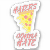 ピザエピックのパイナップルカスタムカットのビニールステッカー シール (正面)