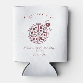 ピザエレガントとワインの誕生日 缶クーラー