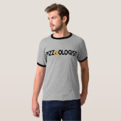 ピザオロジスト - 楽しいピザ Tシャツ (正面フル)