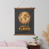 ピザオーバーロードプラネット 吊り下げ型タペストリー (寝室)