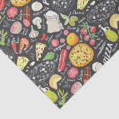 ピザカッコいいタイルパーティーパターン 薄葉紙 (詳細)