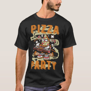 ピザカッコいいパーティー Tシャツ
