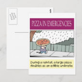 ピザカードc ポストカード (正面/裏面)