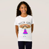 ピザガールTシャツ Tシャツ (正面フル)