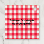 ピザキッズバースデーパーティーありがとう フェイバータグ (裏面)