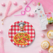 ピザキッズバースデーパーティー ペーパープレート (パーティー)