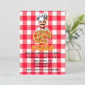 ピザキッズバースデーパーティー 招待状 (スタンド正面)