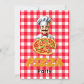 ピザキッズバースデーパーティー 招待状 (裏面)