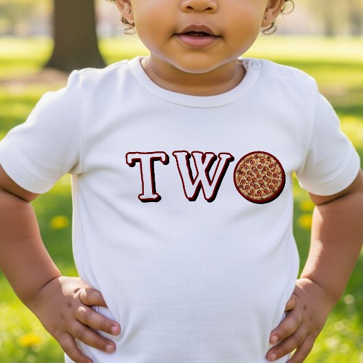 ピザキッズ2歳の誕生日パーティー トドラーTシャツ