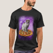 ピザキャッツイン宇宙 – アストラル宇宙デザインアストロナウ Tシャツ (正面)
