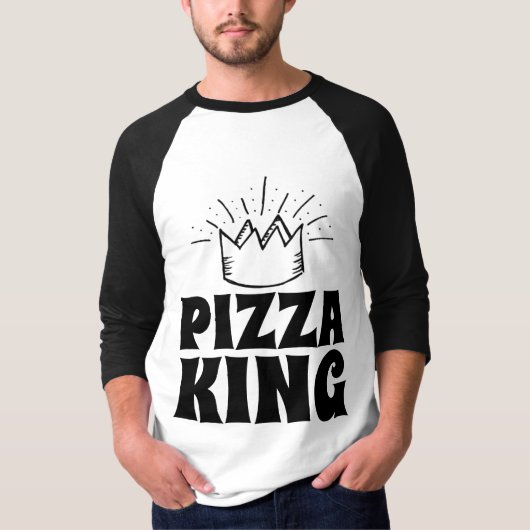 ピザキングパパTシャツ Tシャツ (正面)