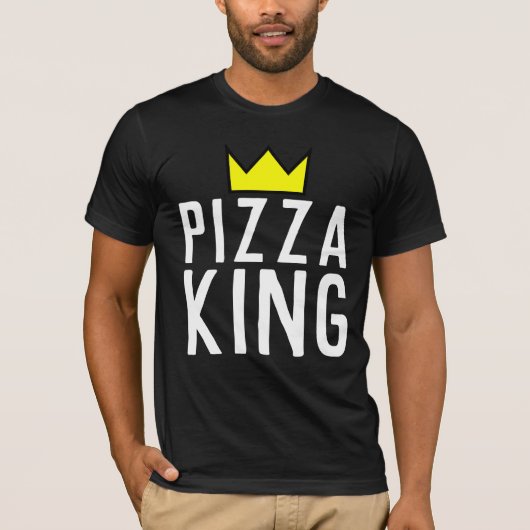 ピザキングメンズパパTシャツ Tシャツ (正面)