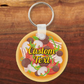 ピザキーチェーン キーホルダー (正面)