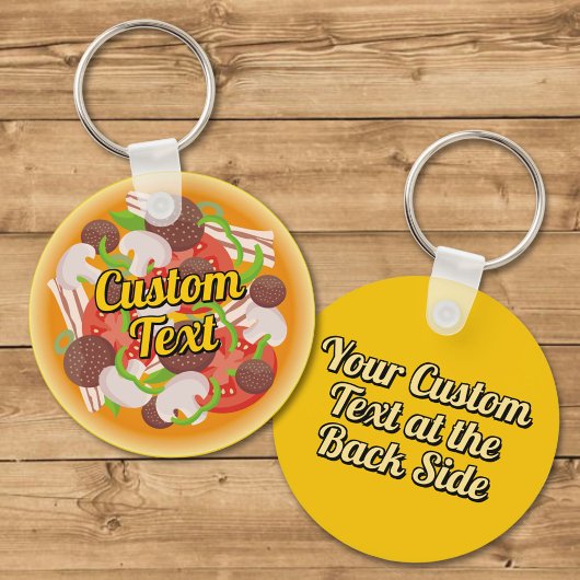 ピザキーチェーン キーホルダー