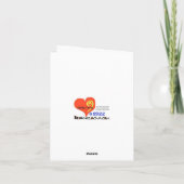 ピザクリスマスツリーカード カード (裏面)