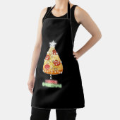 ピザクリスマスツリーライトズクリスマスゲーマー エプロン (インサイチュ)