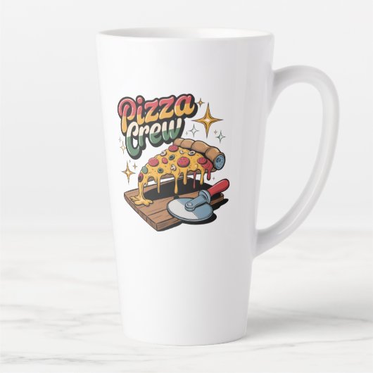 ピザクルー カフェラテマグ (右)