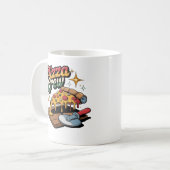 ピザクルー コーヒーマグカップ (正面左)