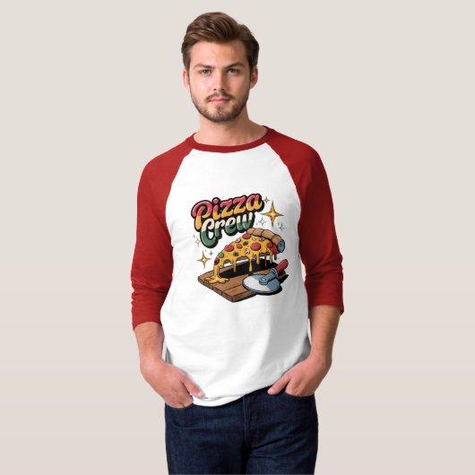 ピザクルー Tシャツ (正面フル)