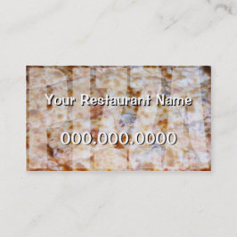 ピザクーポン及び名刺 割引カード