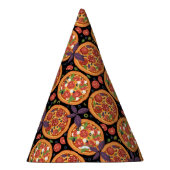 ピザクールパーティー模様 パーティーハット (右)