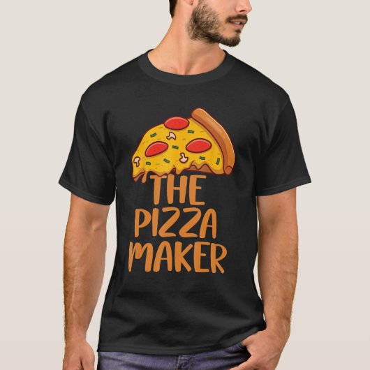 ピザクール最高のパーティーおもしろいメーカー男性へWO Tシャツ (正面)