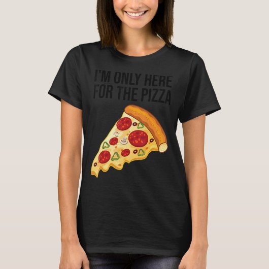 ピザグルメピザのティーだけ Tシャツ (正面)