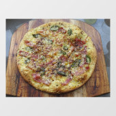 ピザグルメピザビアンカプロシウットイタリア ウィンドウサイン (シート)