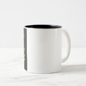 ピザコーヒーマグ ツートーンマグカップ (正面右)