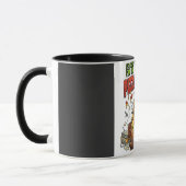 ピザサバイバルモードの面白いコーヒーマグ | ピザ好き マグカップ (左)