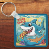 ピザサメ キーホルダー (正面)