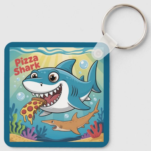 ピザサメ キーホルダー (裏面)