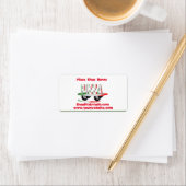 ピザサービス,赤い緑パーソナライズされた, ラベル (インサイチュ)