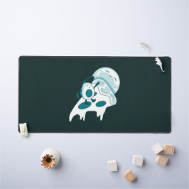 ピザサーフィンのスライス上のアボカドのバージョン デスクマット