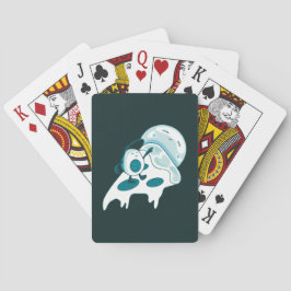 ピザサーフィンのスライス上のアボカドのバージョン トランプ