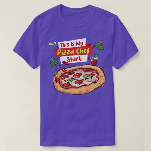 ピザシェフイタリアンフードピザメーカー Tシャツ (デザイン正面)