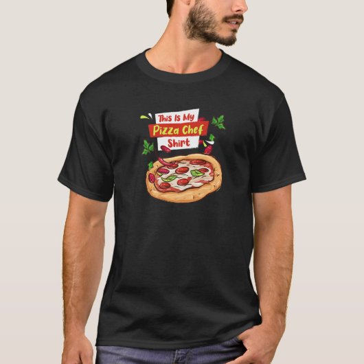 ピザシェフイタリアンフードピザメーカー Tシャツ (正面)