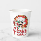 ピザシェフイタリアン 紙コップ (正面)