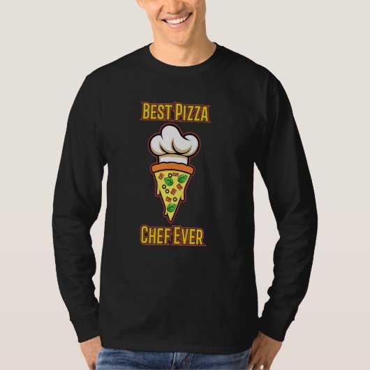 ピザシェフホビーピザメーカーおもしろいことわざ Tシャツ (正面)
