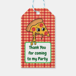 ピザシェフ子供の誕生日パーティー ギフトタグ