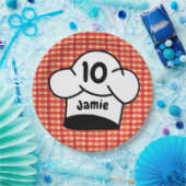 ピザシェフ子供の誕生日パーティー ペーパープレート (パーティー)