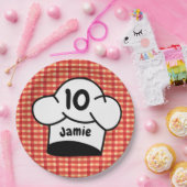 ピザシェフ子供の誕生日パーティー ペーパープレート (パーティー)