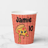 ピザシェフ子供の誕生日パーティー 紙コップ (裏面)