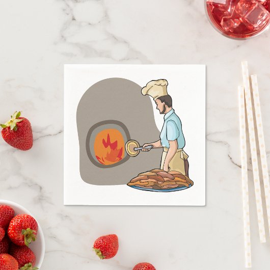 ピザシェフ紙ナプキンス スタンダードカクテルナプキン