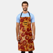 ピザシェフ エプロン (着用した状態)