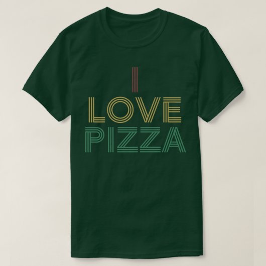 ピザシャツ動揺してヴィンテージレトロ70s Pr Tシャツ (デザイン正面)